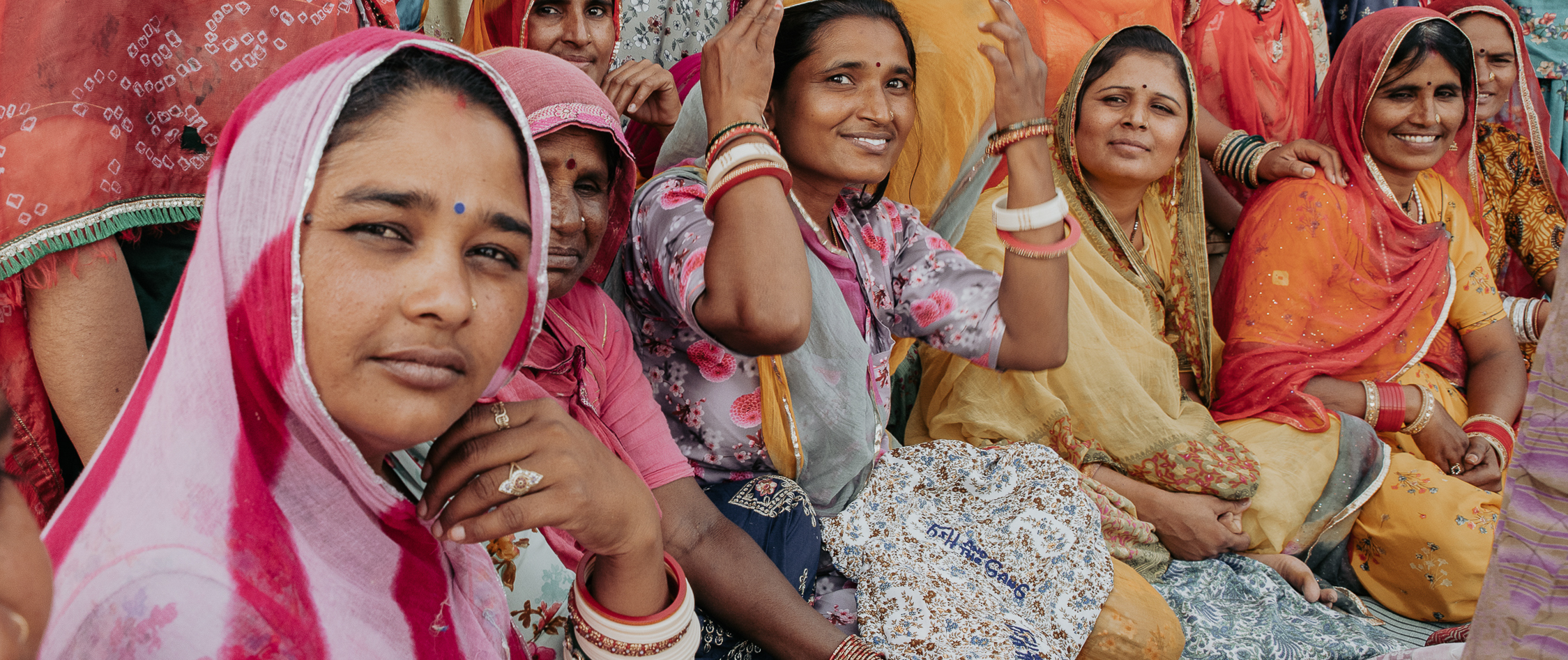 Saheli Women sitting outside of the studio