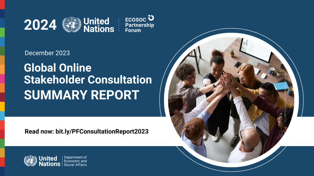 ECOSOC Partnership Forum Stakeholder Consultation report card
