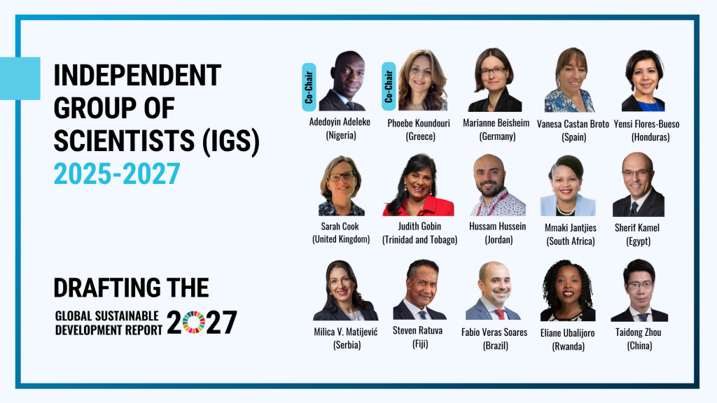 Members of IGS drafting 2027GSDR