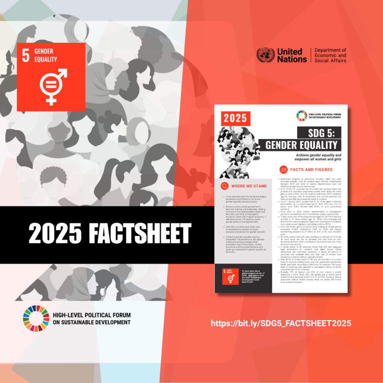 2025 FACTSHEET ON SDG 5
