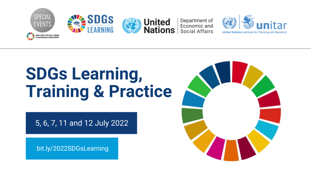 2022 SDGs Learning, Training and Practice | Department of Economic and ...