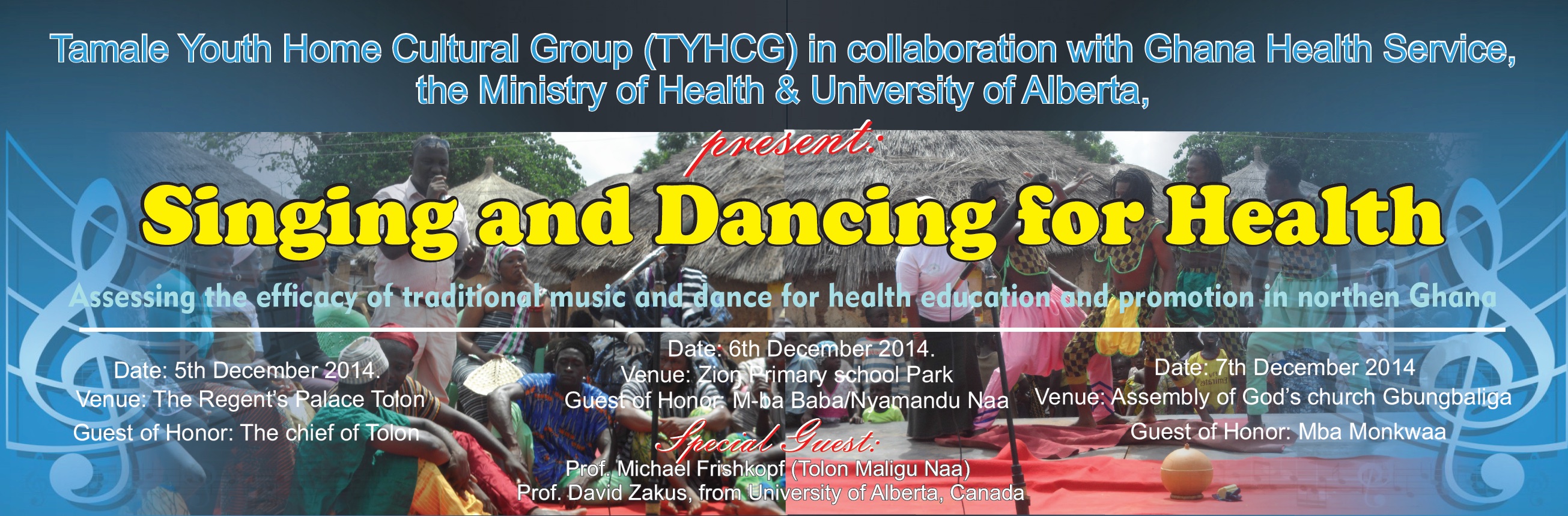 Singing and Dancing for Health