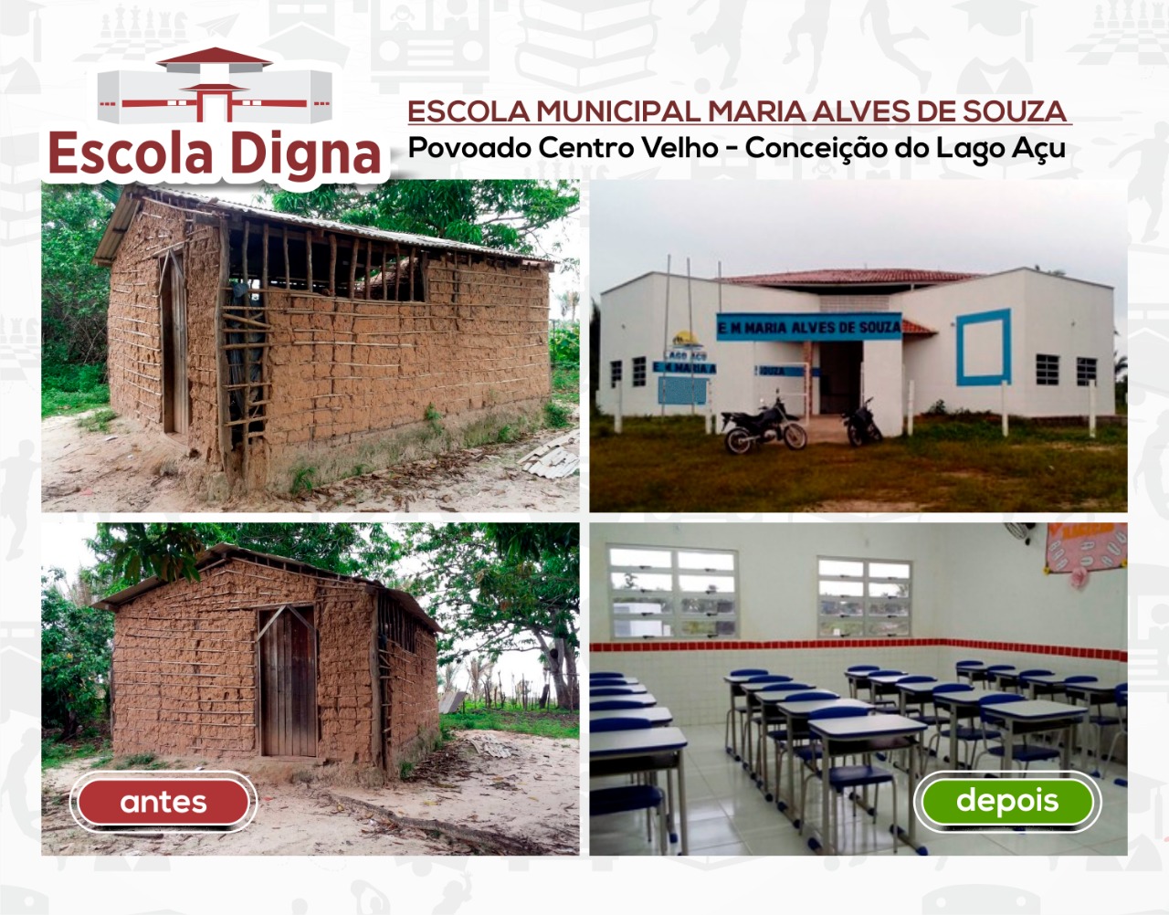 “Decent School Program” (Programa Escola Digna): A compromise with the quality Maranhão&#39;s public basic education. Linked to the 4th SDG by promoting and ensuring an inclusive and equitable quality education.