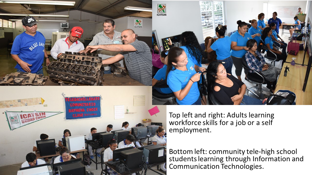 Making the difference for sinaloense vulnerable groups: inclusive and equitable quality education and promoting lifelong learning opportunities for all: a cooperative transversal practice to develop relevant skills for a decent job and self-employment
